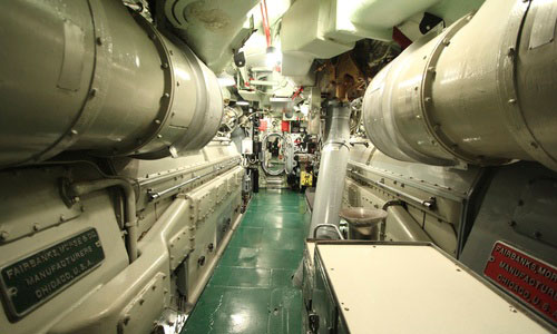 Inside the USS DRUM Submarine